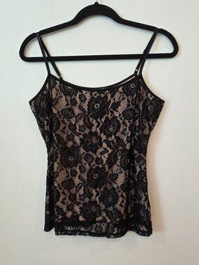 Venus Black Lace Cami Size S